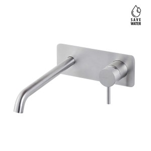NEWFORM X-STEEL 316 MITIGEUR LAVABO MURAL SANS ÉVACUATION PLATEAU SIMPLE