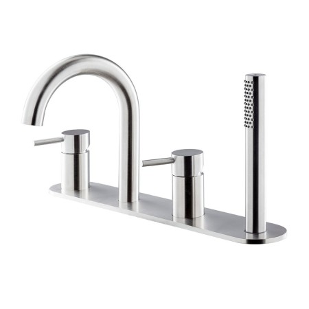 NEWFORM  X-STEEL 316 GROUPE BORD DE BAIGNOIRE AVEC PLAQUE