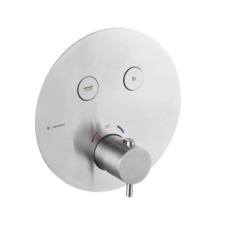 NEWFORM  X-STEEL 316 ROBINET THERMOSTATIQUE ENCASTRÉ À 2 SORTIES