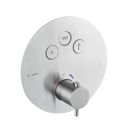 NEWFORM  X-STEEL 316 ROBINET THERMOSTATIQUE ENCASTRÉ À 3 SORTIES