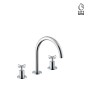 NEWFORM  BLINK GROUPE LAVABO 3 TROUS S/ÉVACUATION BOUCHE BASSE
