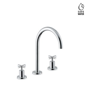 NEWFORM  BLINK GROUPE LAVABO 3 TROUS S/ÉVACUATION BUSE MOYENNE