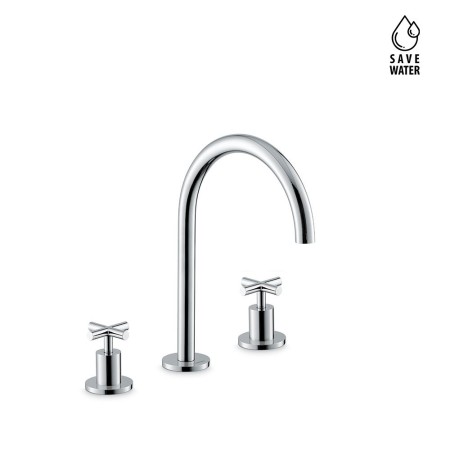 NEWFORM  BLINK GROUPE LAVABO 3 TROUS S/ÉVACUATION BUSE MOYENNE