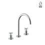 NEWFORM  BLINK GROUPE LAVABO 3 TROUS S/ÉVACUATION BUSE MOYENNE
