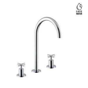 NEWFORM  BLINK GROUPE LAVABO 3 TROUS S/ÉVACUATION BEC ÉLEVÉ
