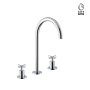 NEWFORM  BLINK GROUPE LAVABO 3 TROUS S/ÉVACUATION BEC ÉLEVÉ