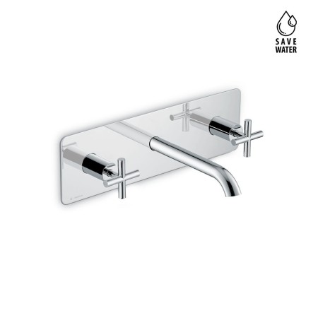 NEWFORM BLINK GROUPE LAVABO 3 TROUS MURAL S/ÉVACUATION PLAQUE SIMPLE