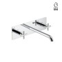 NEWFORM  BLINK GROUPE LAVABO 3 TROUS MURAL S/ÉVACUATION PLAQUE SIMPLE BEC LONG