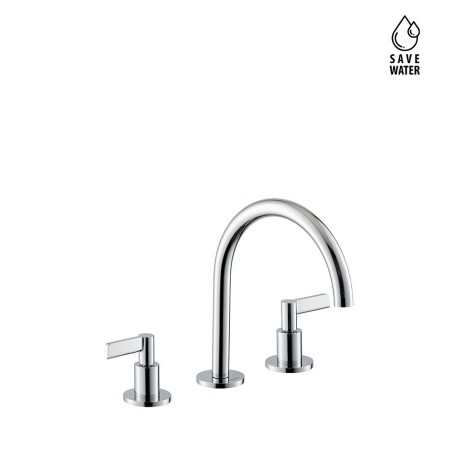 NEWFORM  BLINK CHIC GROUPE LAVABO 3 TROUS S/VIDANGE BOUCHE BASSE