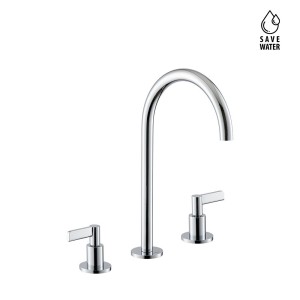 NEWFORM  BLINK CHIC GROUPE LAVABO 3 TROUS S/ÉVACUATION BEC HAUT