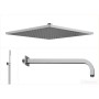 AQUAELITE KIT TECHNO PULVERISATEUR DE DOUCHE 200X200MM AVEC ENSEMBLE DE DOUCHE QUADRO