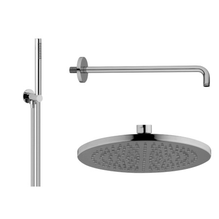 AQUAELITE KIT DE DOUCHE SOFFIONE Ø 250MM ABS C/ENSEMBLE DE DOUCHE RONDE ABS