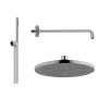 AQUAELITE KIT DE DOUCHE SOFFIONE Ø 250MM ABS C/ENSEMBLE DE DOUCHE RONDE ABS