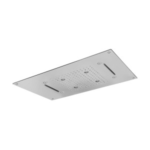 AQUAELITE ROCK SOFFIONE INCASSO A CONTROSOFFITTO 700X400MM 3 FONCTIONS C/ELECTROVANNE SF005 C