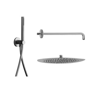 AQUAELITE KIT METAL 316 SOFFIONE Ø 250 MM C/SET DOCCIA TONDO