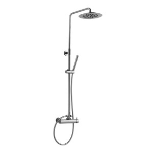 AQUAELITE COLONNE DE DOUCHE AVEC MITIGEUR MÉCANIQUE ET PULVÉRISATEUR EN BRONZE