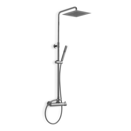 AQUAELITE COLONNE DE DOUCHE AVEC MITIGEUR THERMOSTATIQUE ET PULVERISATEUR CARRE