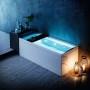 NOVELLINI DIVINA 35 HYDRO PLUS BAIGNOIRE AVEC CADRE AVEC HYDROMASSAGE
