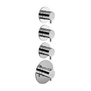 NEWFORM  NEWFORM MITIGEUR THERMOSTATIQUE MULTI-UTILISATION POUR DOUCHE ENCASTRÉE 3 SORTIES