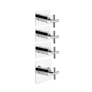 NEWFORM BLINK MITIGEUR THERMOSTATIQUE MULTI-UTILISATION DOUCHE ENCASTRÉ 3 SORTIES