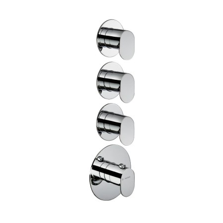 NEWFORM  LINFA II MITIGEUR THERMOSTATIQUE MULTI-UTILISATEUR DOUCHE ENCASTRÉ 3 SORTIES