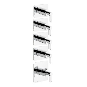 NEWFORM  BLINK CHIC MITIGEUR THERMOSTATIQUE MULTIUSAGE DOUCHE ENCASTRÉ 4 SORTIES