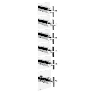 NEWFORM  BLINK MITIGEUR THERMOSTATIQUE MULTI-UTILISATEUR POUR DOUCHE ENCASTRÉE 5 SORTIES