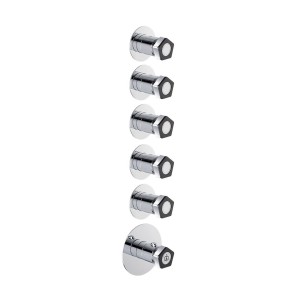 NEWFORM PARK L.E. MITIGEUR THERMOSTATIQUE MULTI-UTILISATEUR ENCASTRÉ DOUCHE 5 SORTIES