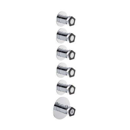 NEWFORM PARK L.E. MITIGEUR THERMOSTATIQUE MULTI-UTILISATEUR ENCASTRÉ DOUCHE 5 SORTIES