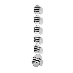 NEWFORM  LINFA II MITIGATEUR THERMOSTATIQUE MULTI-UTILISATION POUR DOUCHE ENCASTRÉE 5 SORTIES