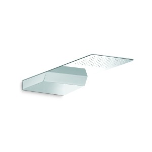 NEWFORM NEWFORM SOFFIONE DE DOUCHE MURAL EN ACIER AVEC JET DE PLUIE