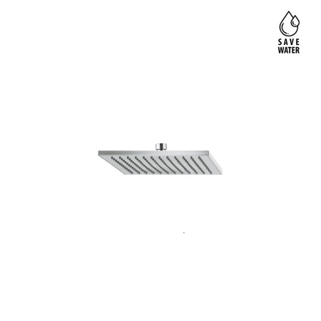 NEWFORM NEWFORM SOFFIONE QUADRO EN ABS 200X200 MM PLUIE