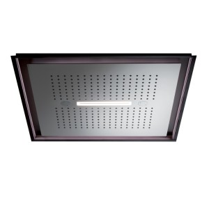 NEWFORM NEWFORM SOFFIONE QUADRO AD INCASSO 500X500 MM MULTIFONCTION C/LED