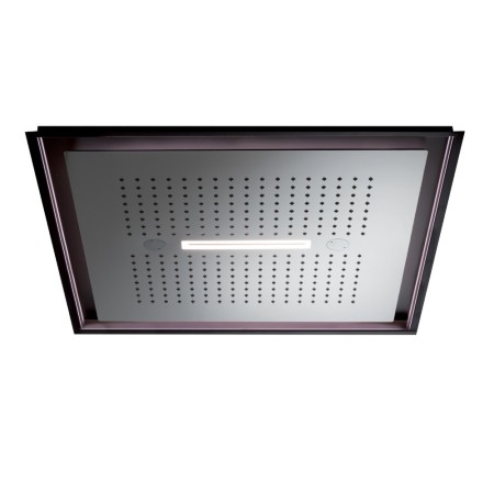 NEWFORM NEWFORM SOFFIONE QUADRO AD INCASSO 500X500 MM MULTIFONCTION C/LED