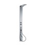NEWFORM COLONNE DE DOUCHE EN ACIER ROND AVEC ROBINET THERMOSTATIQUE ET DÉVIATEUR 3 SORTIES
