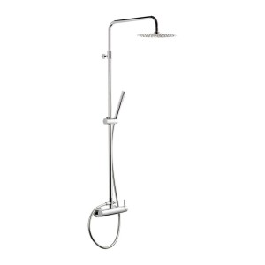 NEWFORM  NEWFORM COLONNE DE DOUCHE AVEC ROBINET MONOCOMMANDE EXTERNE ROND