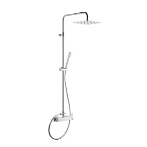 NEWFORM NEWFORM COLONNE DE DOUCHE AVEC MITIGEUR MONOCOMMANDE EXTERNE CARRE