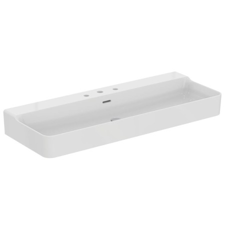 IDEAL STANDARD LAVABO RECTANGULAIRE CONCA 1200X450 MM AVEC DÉBORDEMENT ET 3 TROUS