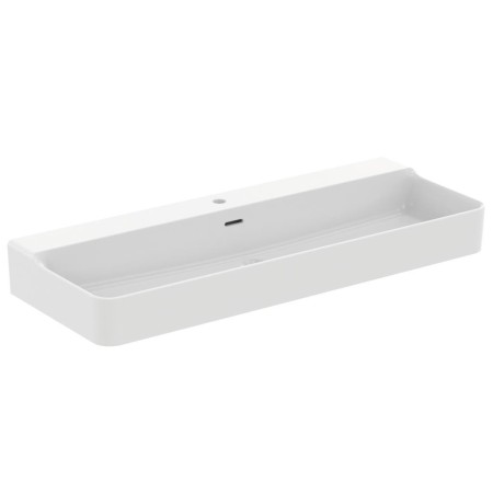 IDEAL STANDARD CONCA LAVABO À POSER RECTANGULAIRE 1200X450 MM AVEC DÉBORDEMENT ET 1 TROU