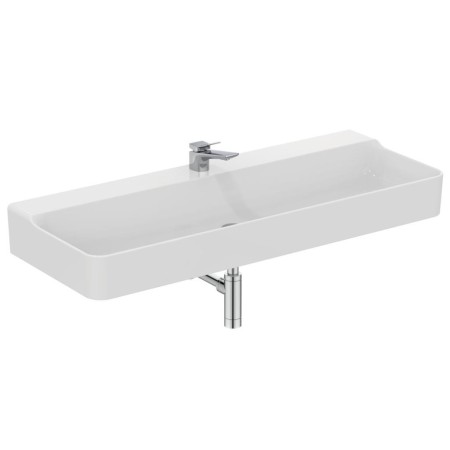 IDEAL STANDARD CONCA LAVABO À POSER RECTANGULAIRE 1200X450 MM SANS DÉBORDEMENT ET 1 TROU