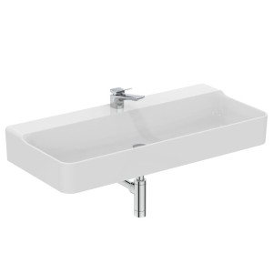 IDEAL STANDARD CONCA LAVABO RECTANGULAIRE 1000X450 MM SANS DÉBORDEMENT ET 1 TROU