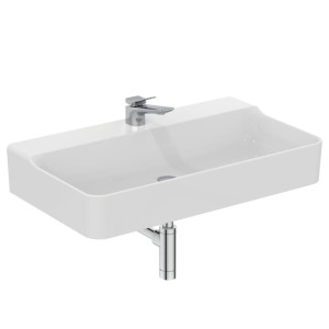IDEAL STANDARD LAVABO RECTANGULAIRE CONCA 800X450 MM SANS DÉBORDEMENT ET 1 TROU