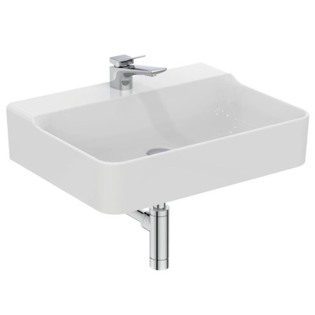 IDEAL STANDARD CONCA LAVABO RECTANGULAIRE 600X450 MM SANS DÉBORDEMENT ET 1 TROU