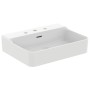 IDEAL STANDARD LAVABO CONCA À POSER RECTANGULAIRE 600X450 MM AVEC DÉBORDEMENT ET 3 TROUS