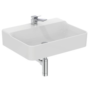 IDEAL STANDARD CONCA LAVABO À POSER RECTANGULAIRE 600X450 MM SANS DÉBORD ET 1 TROU