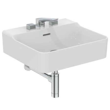 IDEAL STANDARD CONCA LAVABO RECTANGULAIRE 500X450 MM AVEC DÉBORDEMENT ET 3 TROUS