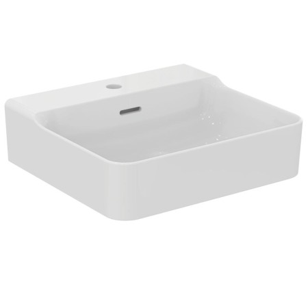 IDEAL STANDARD CONCA LAVABO À POSER RECTANGULAIRE 500X450 MM AVEC DÉBORDEMENT ET 1 TROU