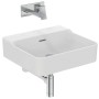 IDEAL STANDARD CONCA LAVABO À POSER RECTANGULAIRE 500X450 MM AVEC DÉBORDEMENT ET SANS TROUS
