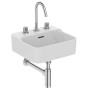 IDEAL STANDARD CONCA LAVAMANI RECTANGULAIRE 400X350 MM AVEC DÉBORDEMENT ET 3 TROUS