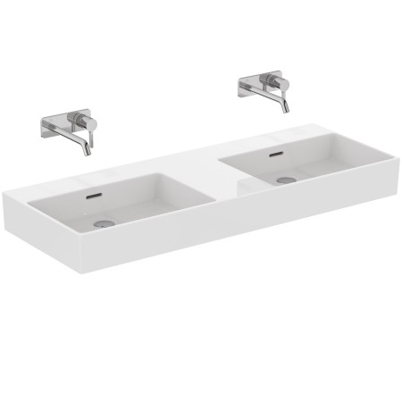 IDEAL STANDARD EXTRA LAVABO À POSER RECTANGULAIRE 1200X450 AVEC DÉBORDEMENT ET SANS TROUS